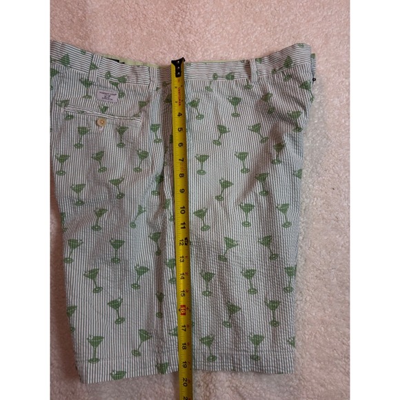 Brooks Brothers Mens Seersucker Martini Print Shorts Size 38 - Picture 4 of 14